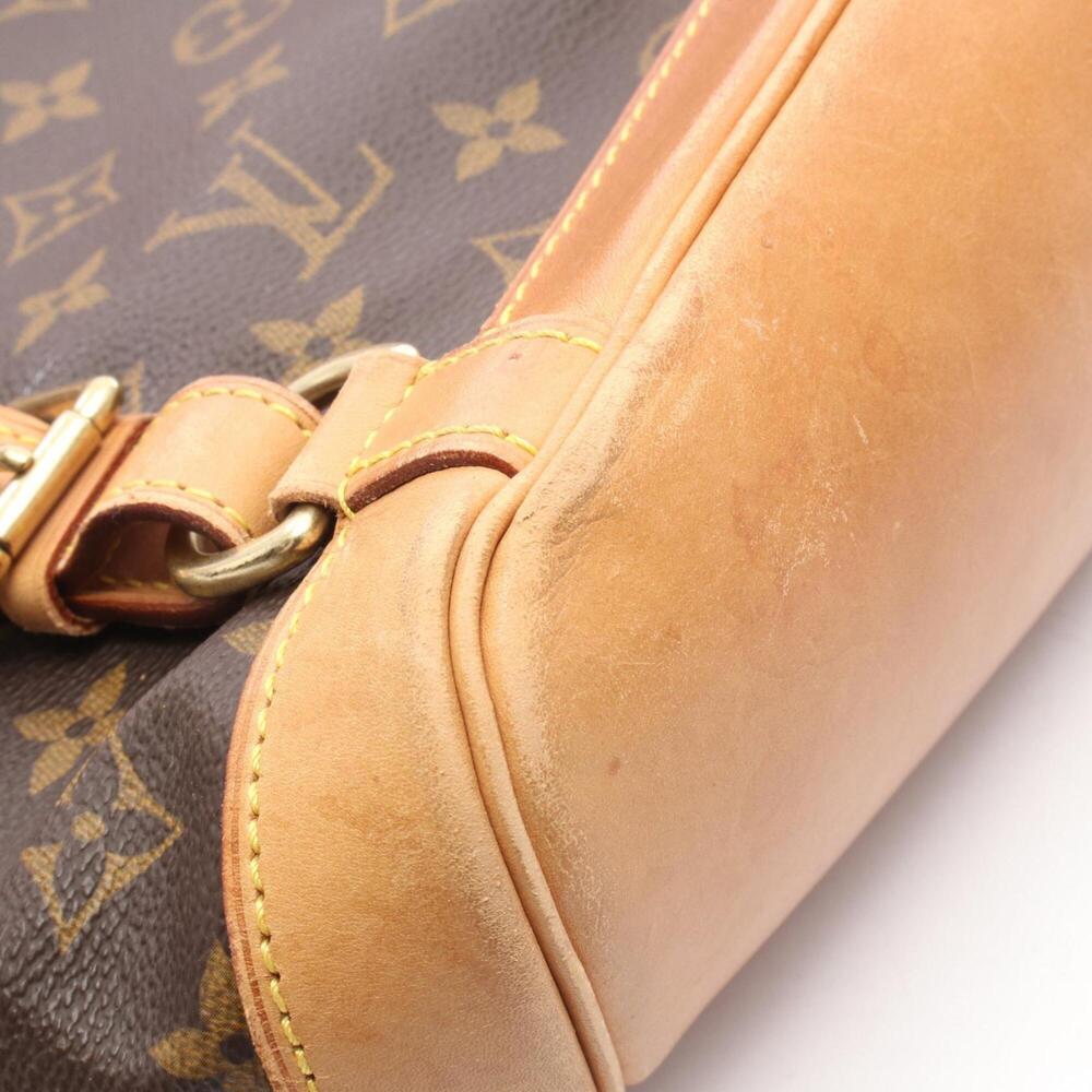 LOUIS VUITTON Brown Monogram Leather Backpack - Picture 12 of 13